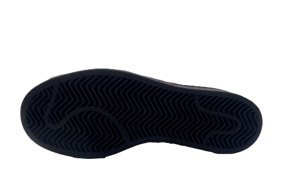 Adidas Originals SUPERSTAR Slip Resistant Low Top Skateboard Shoes Unisex Black Pink