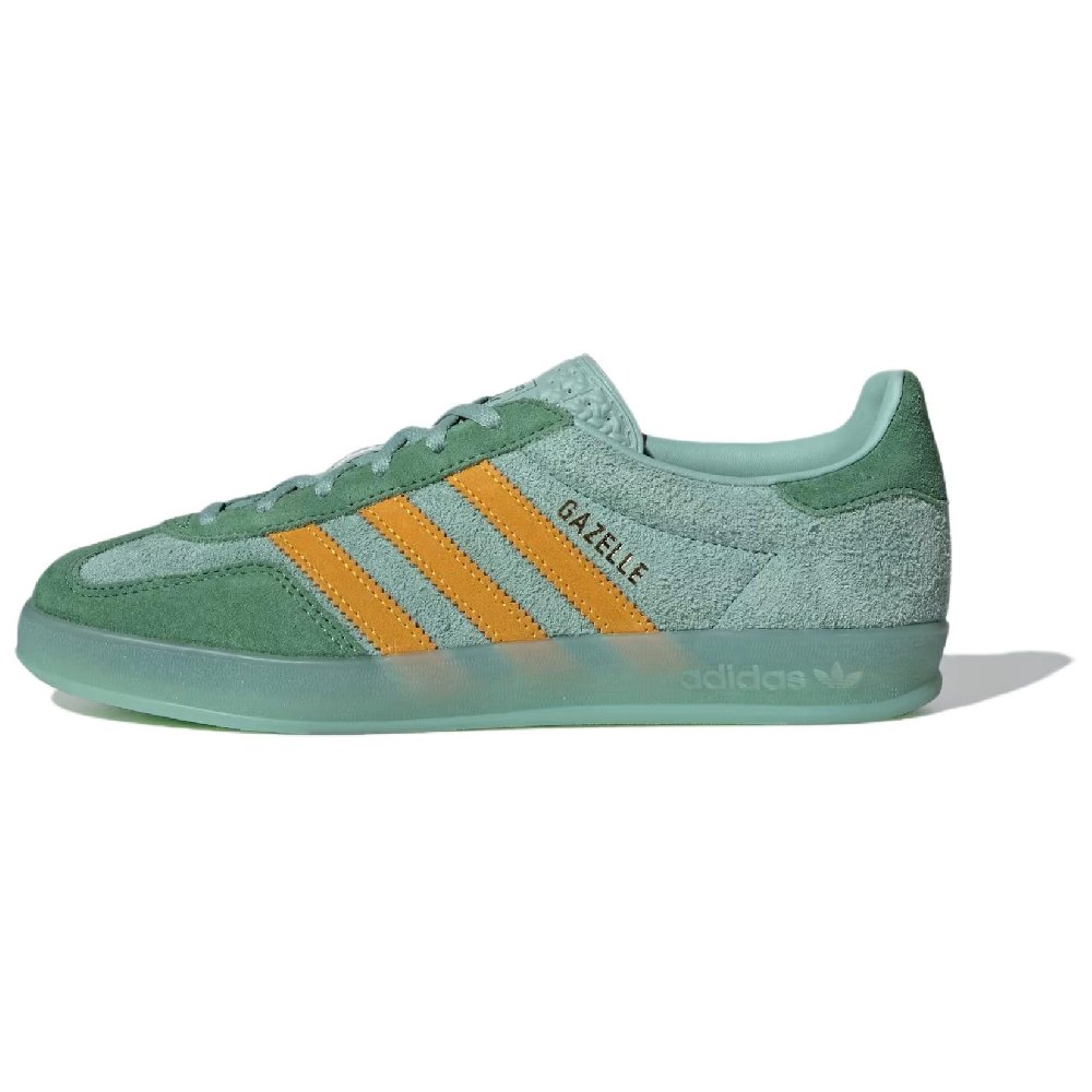 Adidas Gazelle Indoor Hazy Green Crew Yellow Women's