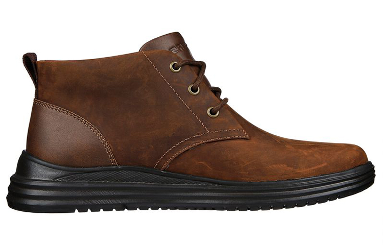 Skechers Proven Ankle Boots Men's Brown