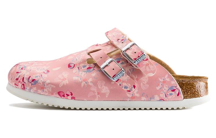 Birkenstock Wrap-toe Slippers Unisex Pink Narrow Fit