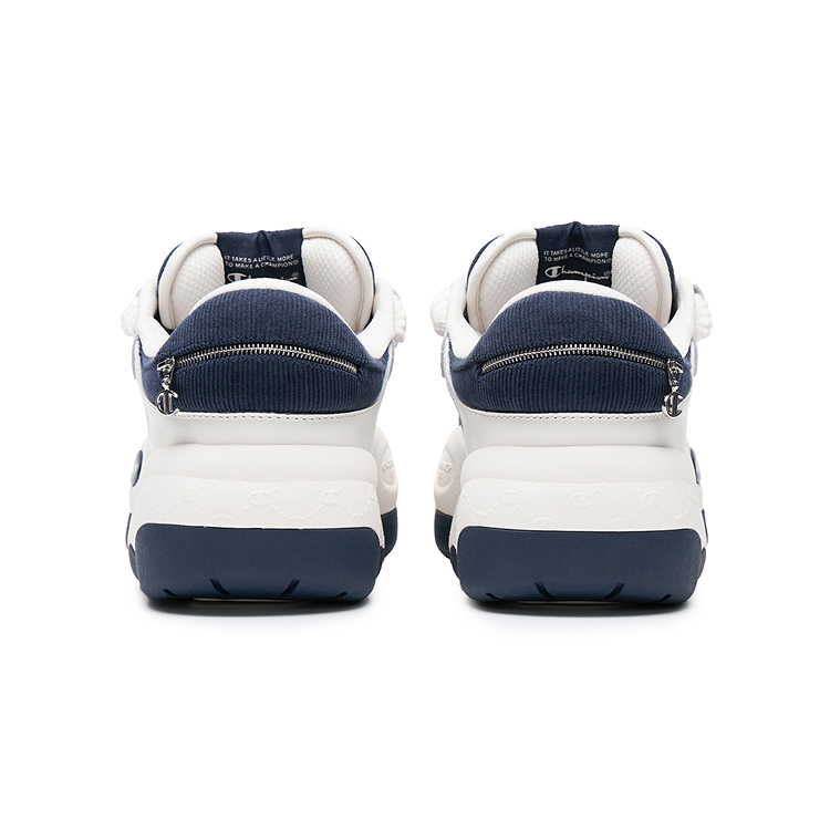 Champion CloudNine Cotton V1 Skateboard Shoes Men's Cream White/Obsidian Blue
