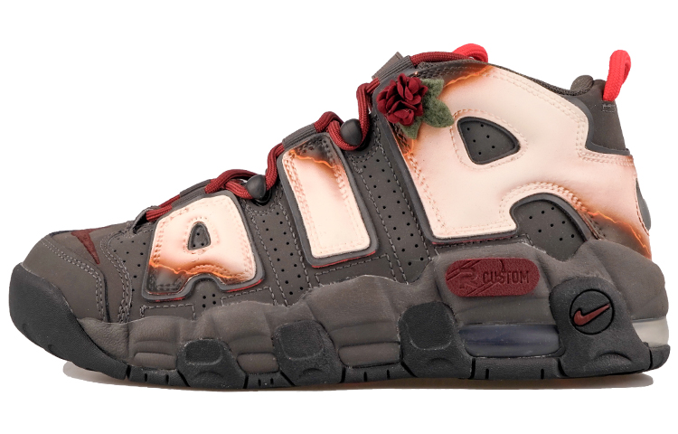 Nike Air More Uptempo RISK Ash Rose Mid-Top Vintage Basketball Shoes Women's Black Red купить в интернет-магазине Yoocart с быстрой доставкой по России.