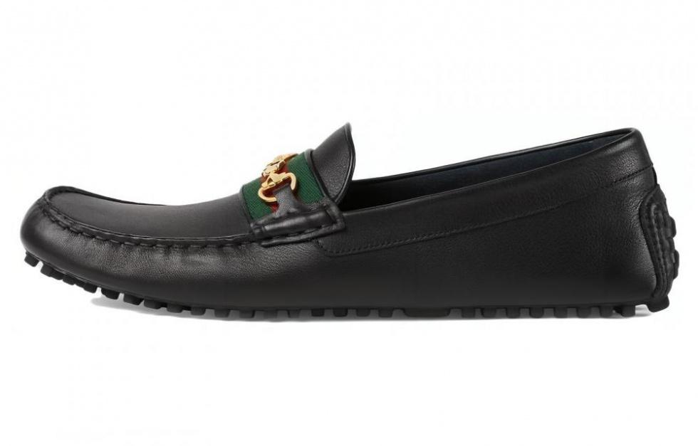 GUCCI Driver 'Horsebit Black Green Red'