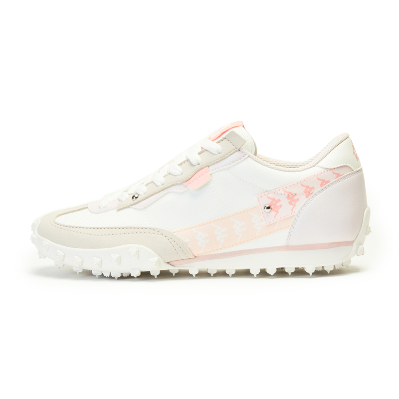 Kappa Abrasion Resistant Balance Low Top Casual Running Shoes Women's White Gray Purple