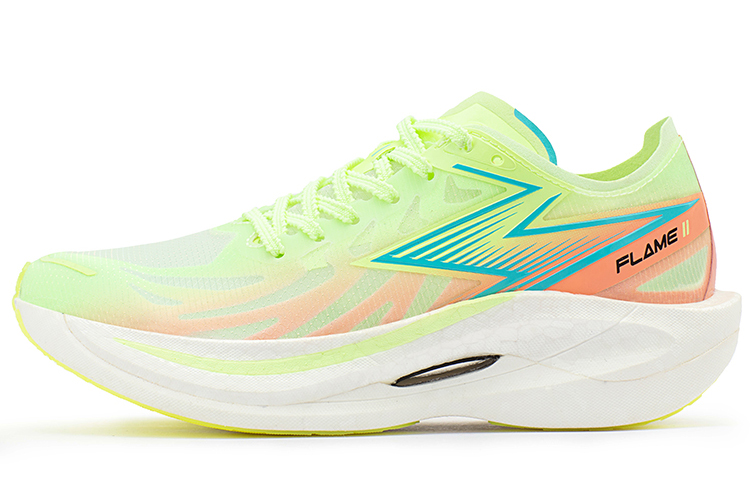 361° Feiran 2 Balance Rebound Low Top Running Shoes Women's Fluorescent Light Yellow Green
