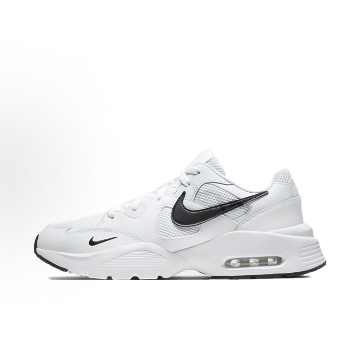 Nike Air Max Fusion Abrasion Resistant Low top Casual City Commute Running Shoes Men's White купить в интернет-магазине Yoocart с быстрой доставкой по России.