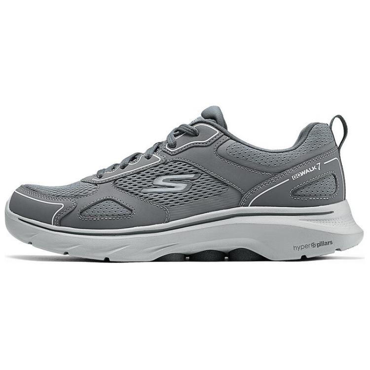 Skechers GO WALK 7 Low-Top Casual Shoes Men's Gray