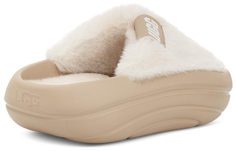 UGG FoamO UGGplush Slide Mustard Seed Women's