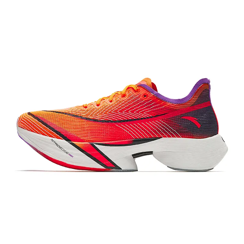 Anta C10 Pro Slip Resistant, Abrasion Resistant, Breathable Low top Running Shoes Women's Orange Red