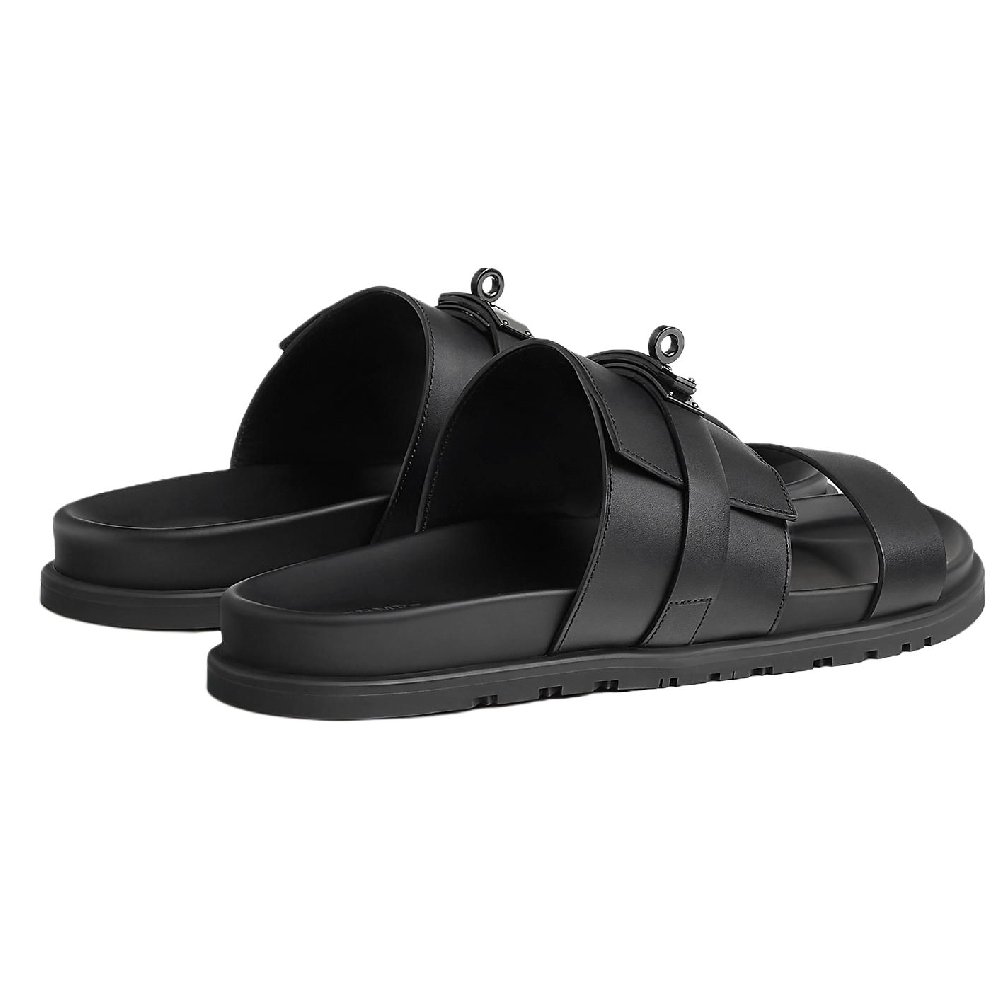 HERMES Quick Dry Slide Slippers Men's Black