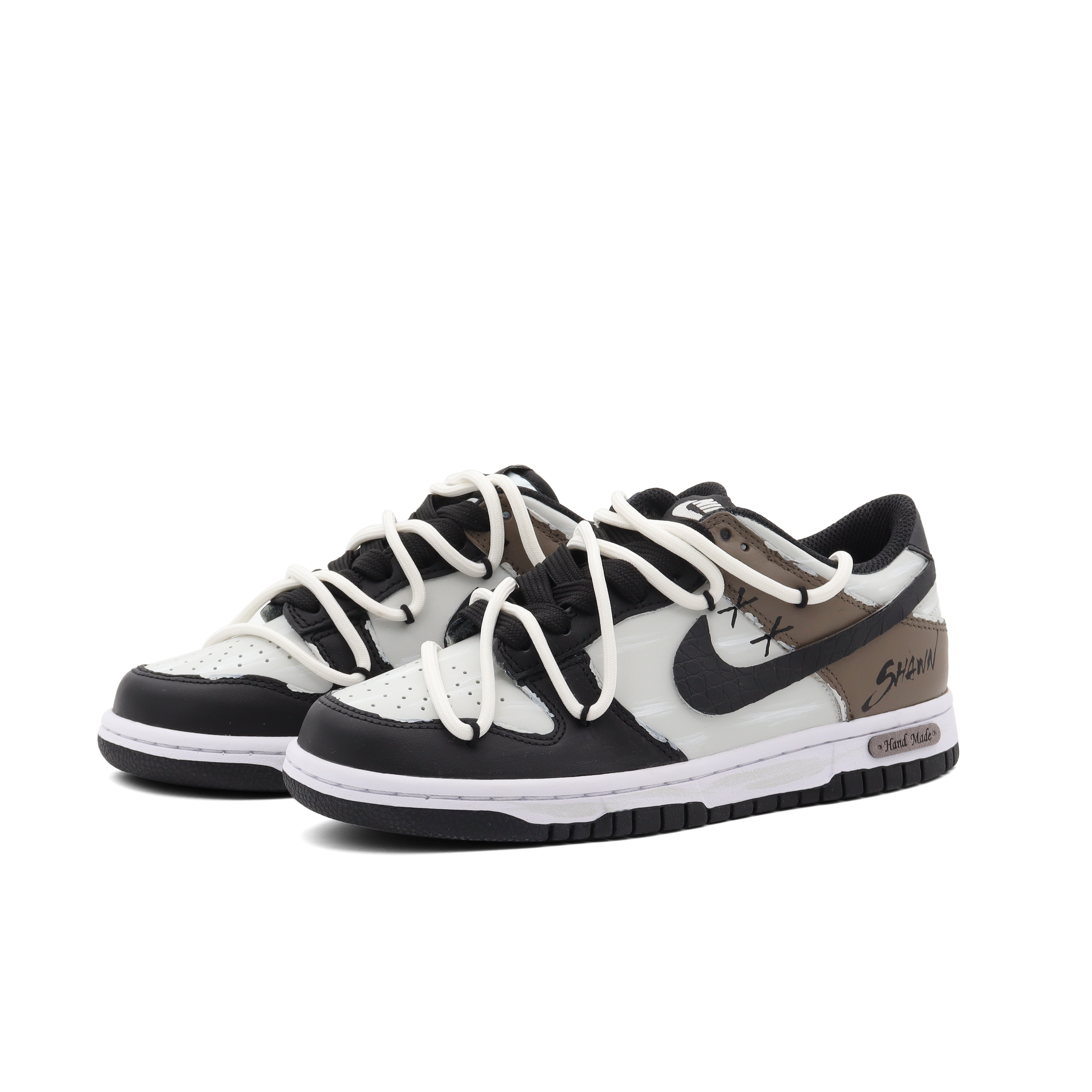 Nike Dunk Low Top Skateboard Shoes Men's Black Brown купить в интернет-магазине Yoocart с быстрой доставкой по России.