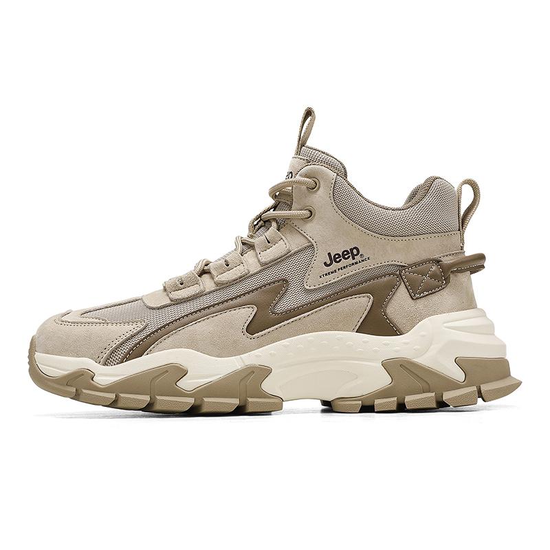 Jeep Wear-Resistant Low-Top Chunky Sneakers Men