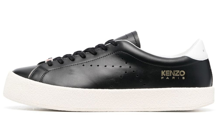 KENZOswing Lace-up Leather Sneakers