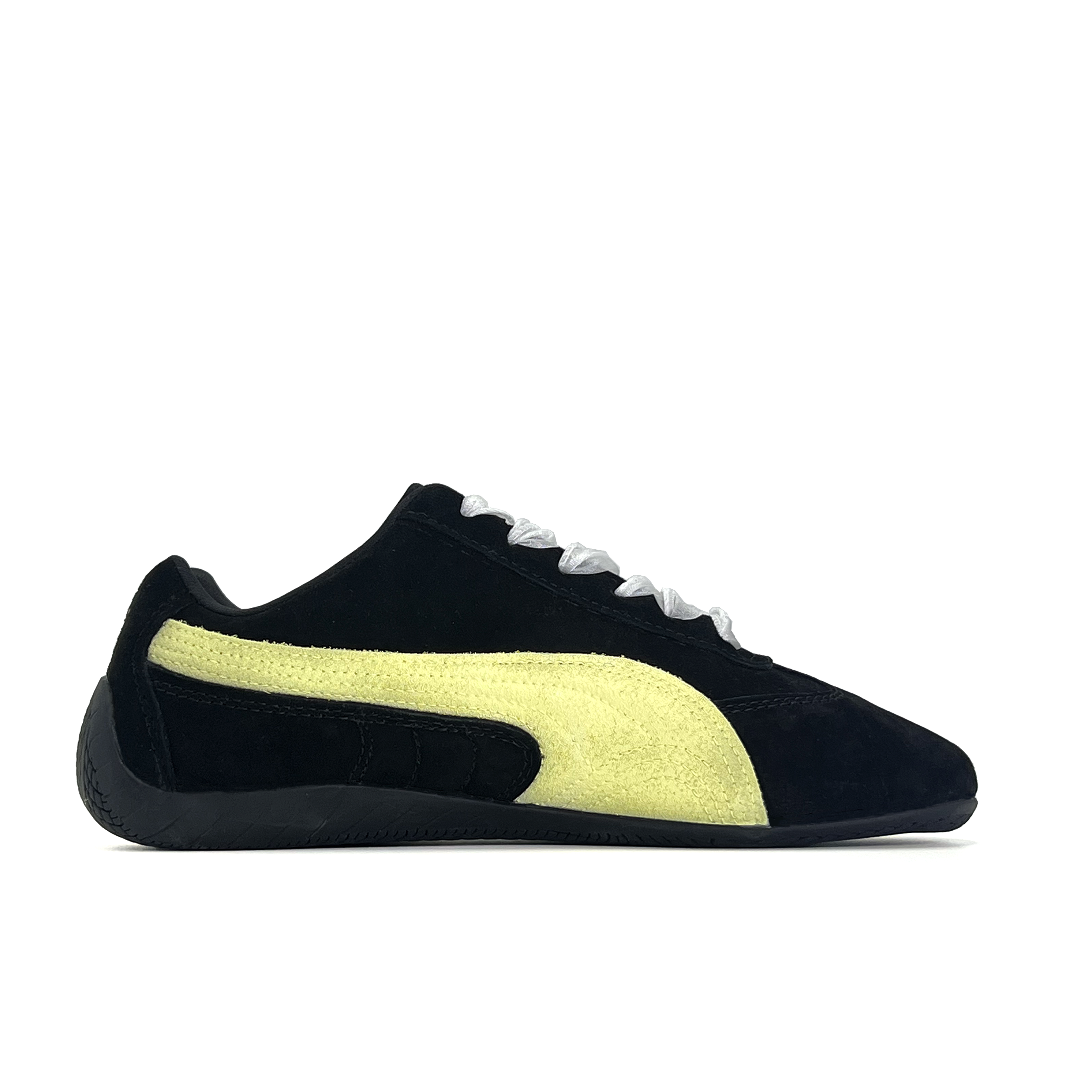 PUMA Speedcat Collection Black Yellow Butterfly Wings Abrasion Resistant Low top Casual Shoes Unisex