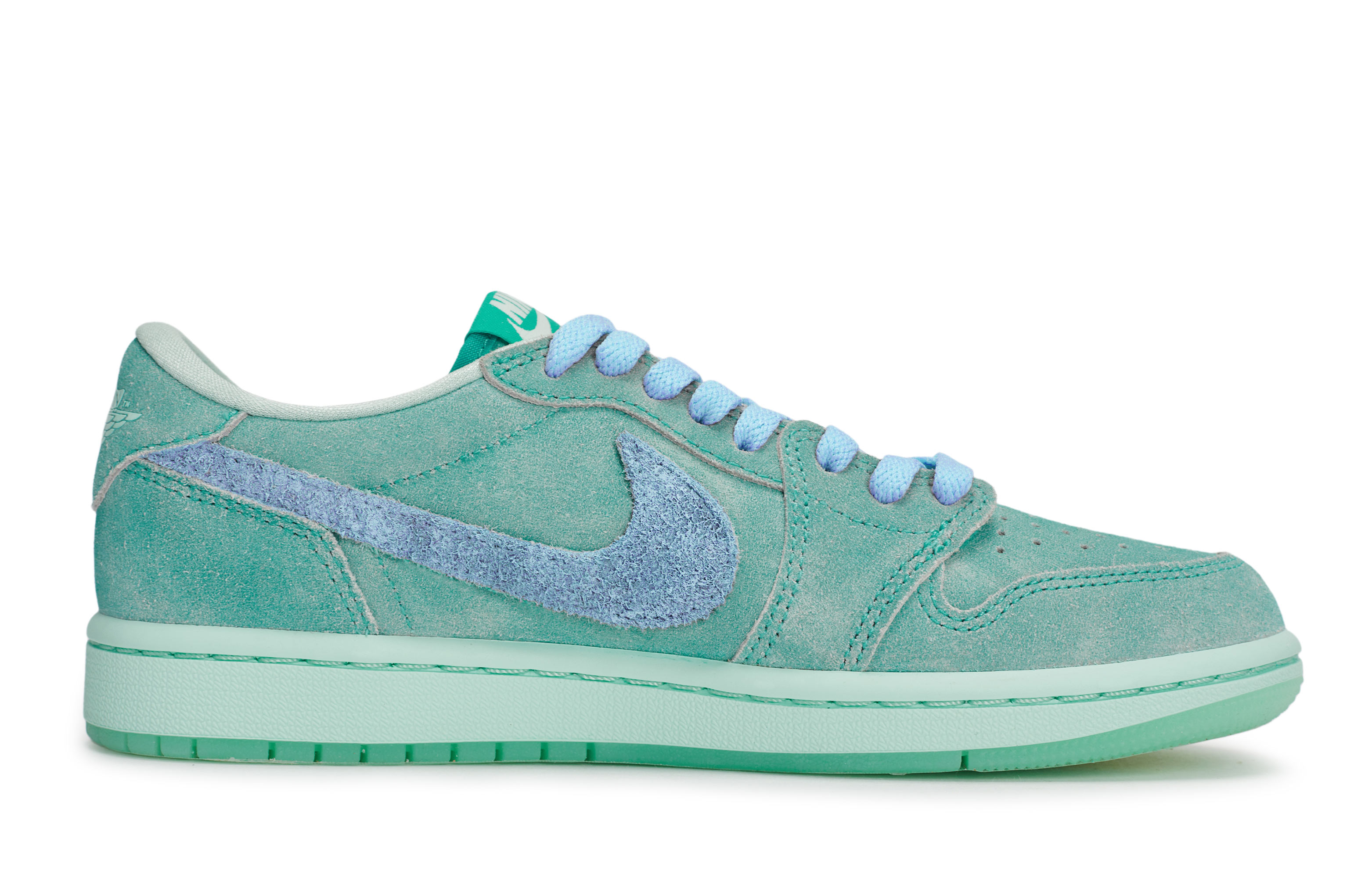 JORDAN Air Jordan 1 Vintage Basketball Shoes Women's Low top Blue/Green купить в интернет-магазине Yoocart с быстрой доставкой по России.