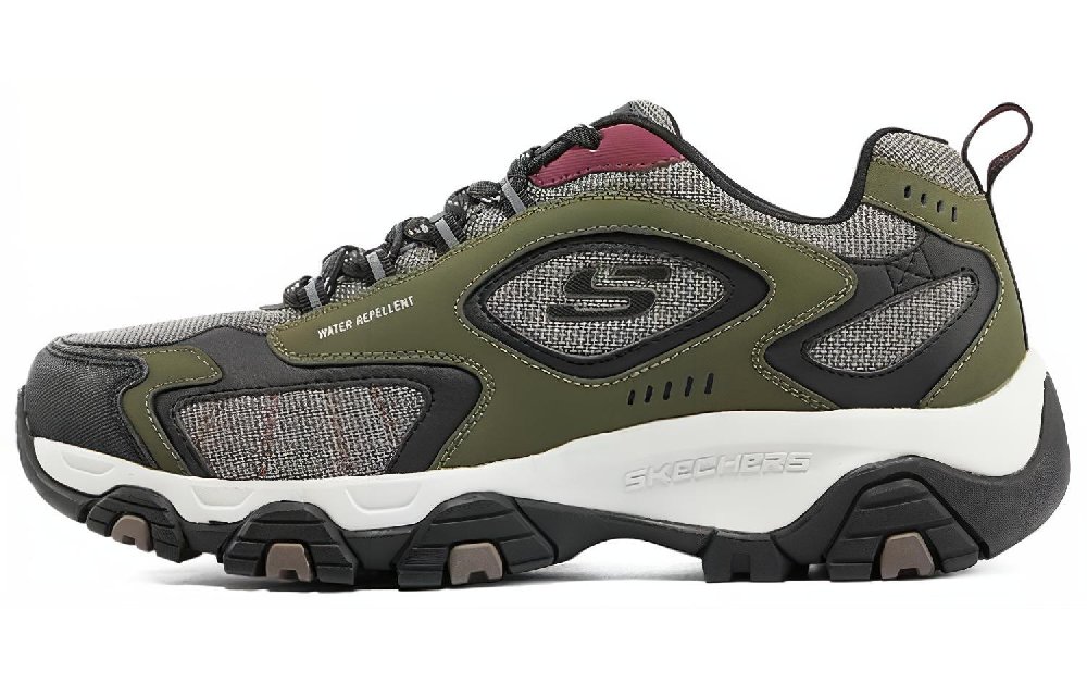 Skechers Casual Shoes Men Low-Top Olive Green