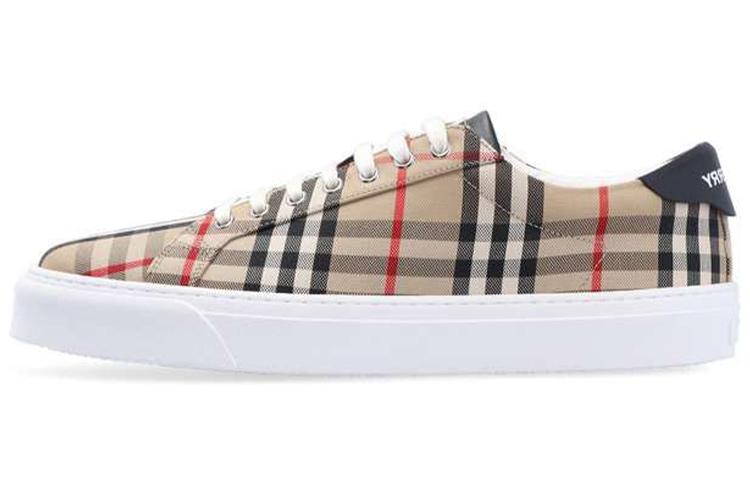 Burberry Vintage Check Leather Sneakers