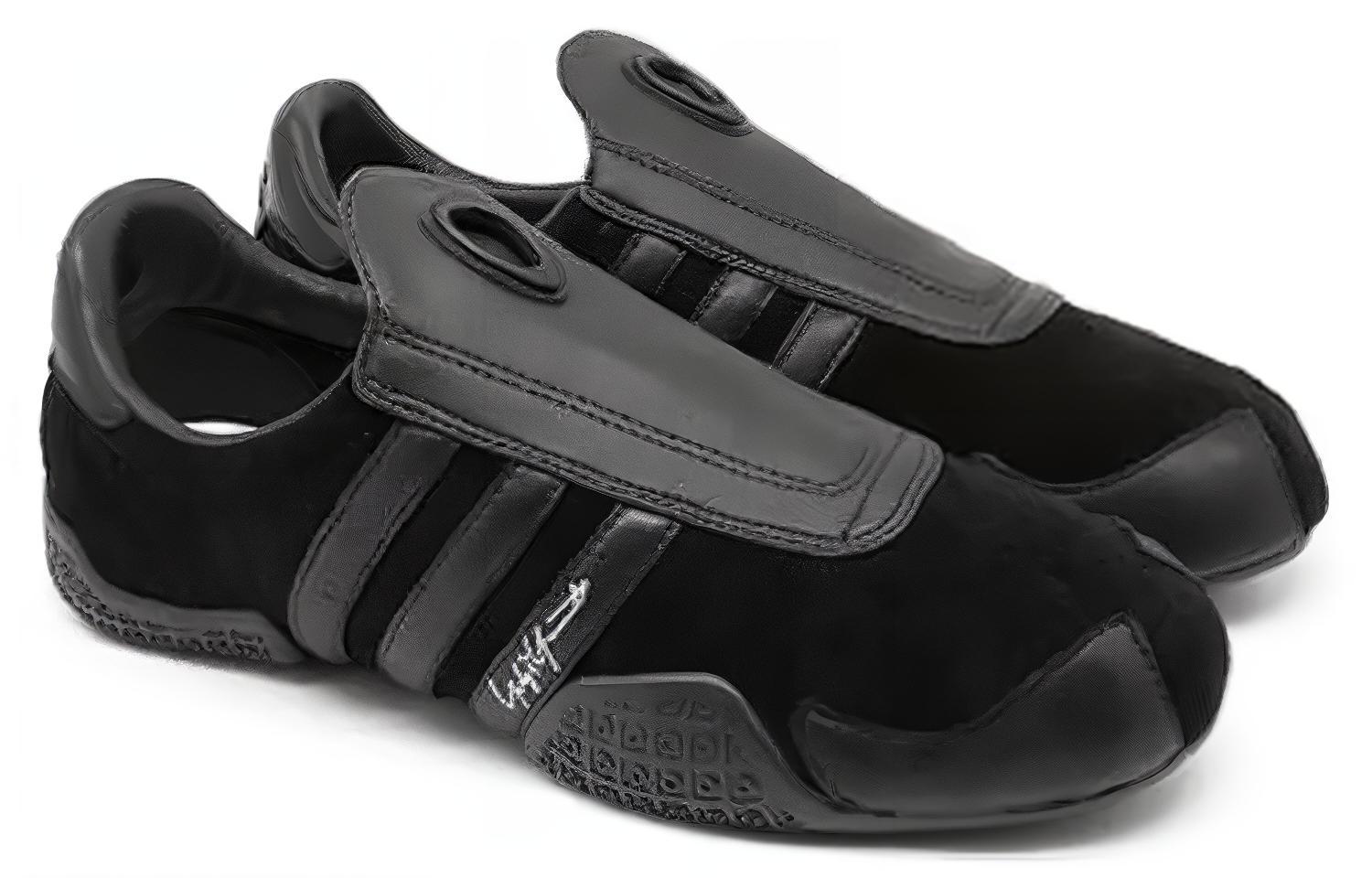 Y-3 Regu Low-Top Casual Shoes Women's Charcoal Black