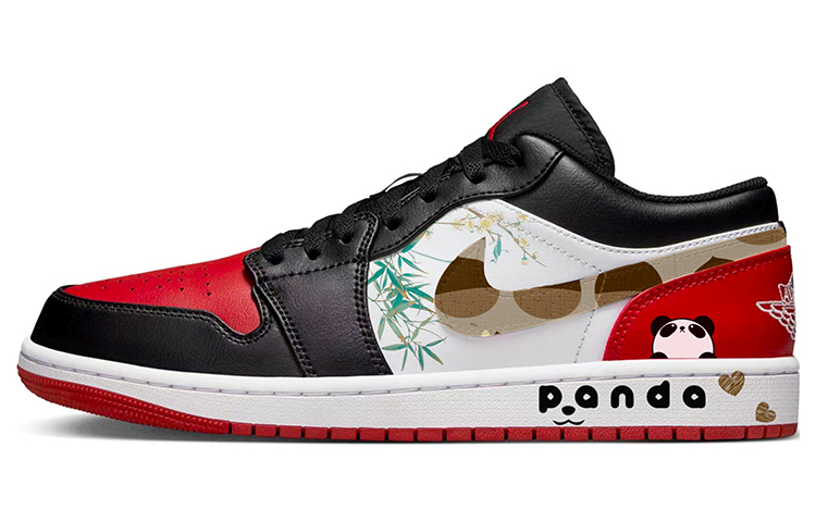 Jordan Air Jordan 1 Vintage Basketball Shoes Men Low Top Red/Black