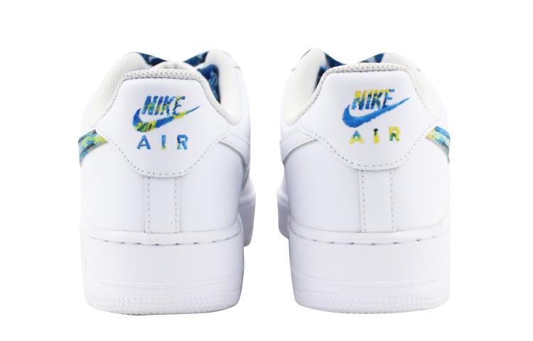 Nike Air Force 1 Skateboard Shoes Women's Low Top Blue/White купить в интернет-магазине Yoocart с быстрой доставкой по России.