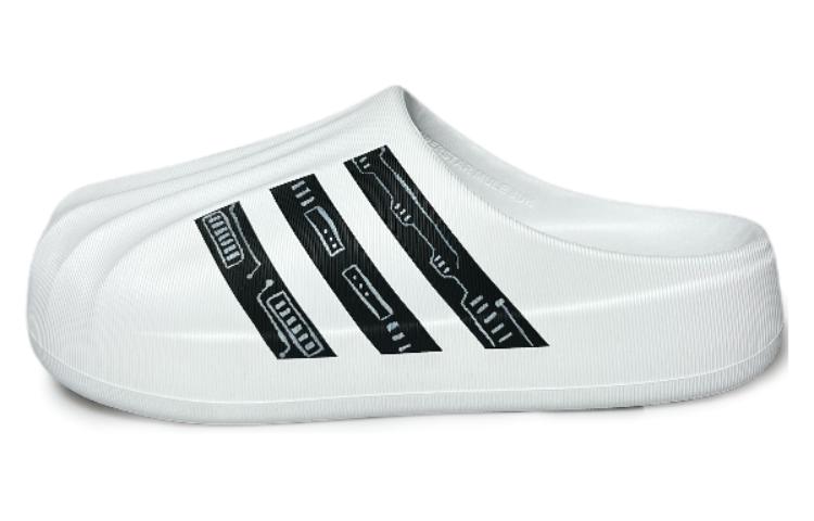 Adidas Originals AdiFOM Superstar Wrap-toe Slippers Beach Sandals Unisex White