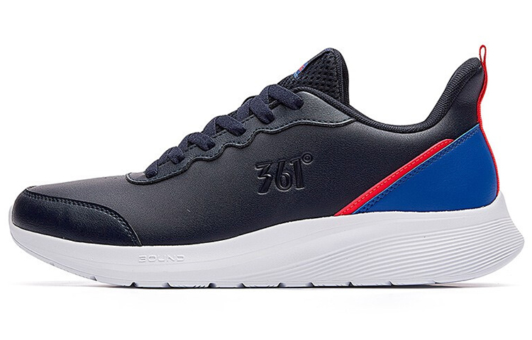 361° Cushioning Low-Top Running Shoes Men's Oil Ink Blue