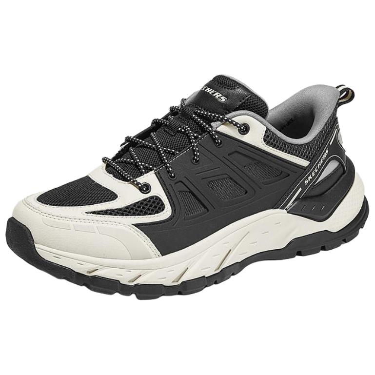 Skechers Abrasion Resistant Breathable Low Top Chunky Sneakers Men's Black White