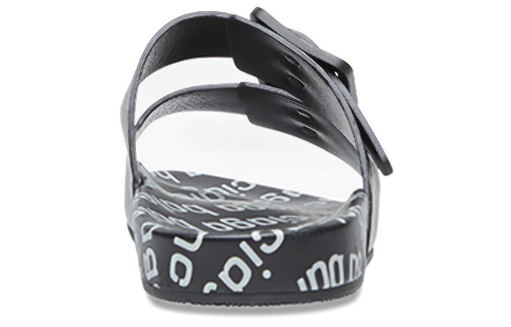 Balenciaga Logo-print Mallorca Flat Sandals
