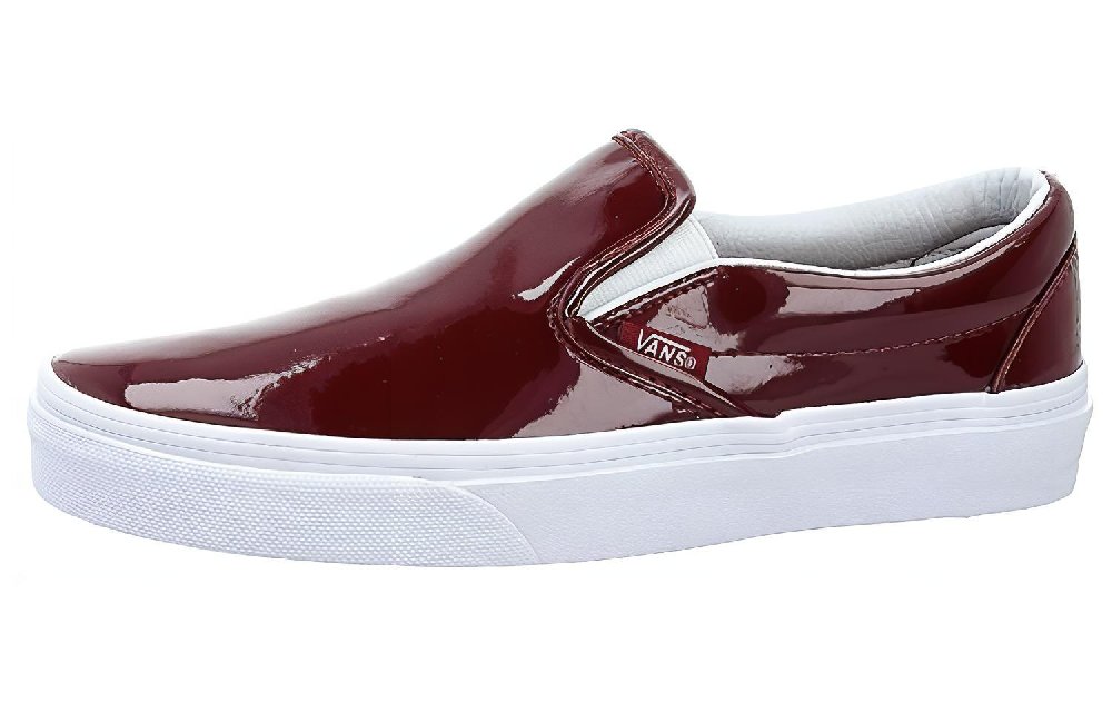 Vans Slip On Low Tops Casual Skateboarding Shoes Red