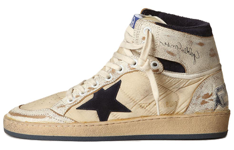 Golden Goose Sky-Star Stylish Skateboarding Shoes Women's Ecru