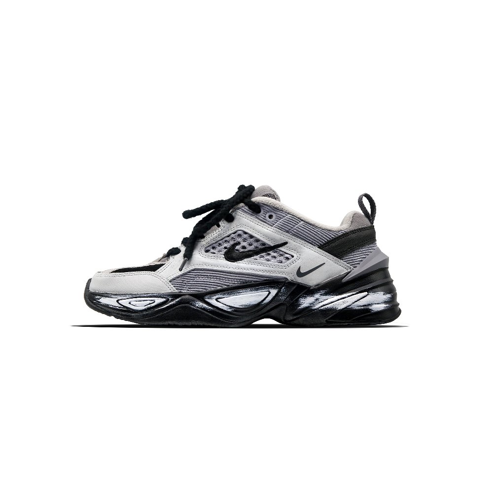 Nike M2K Tekno SP Maillard Style Night Enchantress Abrasion-Resistant Low-Top Chunky Sneakers Unisex Black Gray