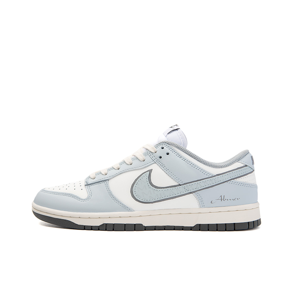 Nike Dunk Dark Cloud Amber Low Top Skateboard Shoes Women's Gray Blue