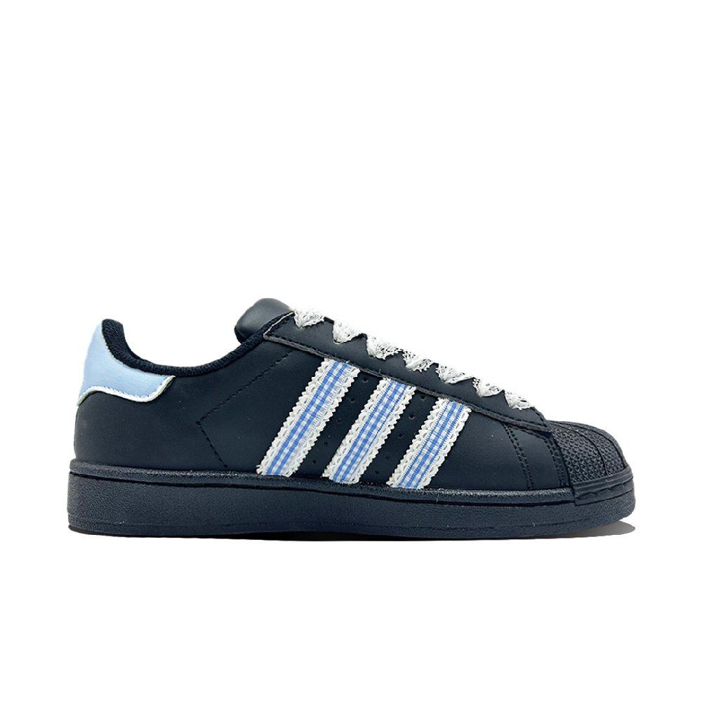 Adidas Originals SUPERSTAR Sea Salt Water Abrasion Resistant Low Top Skateboard Shoes Unisex Light Blue