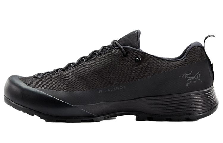 Arcteryx Konseal FL Cushioned Slip-Resistant Abrasion-Resistant Breathable Low-Top Running Shoes Men's Black
