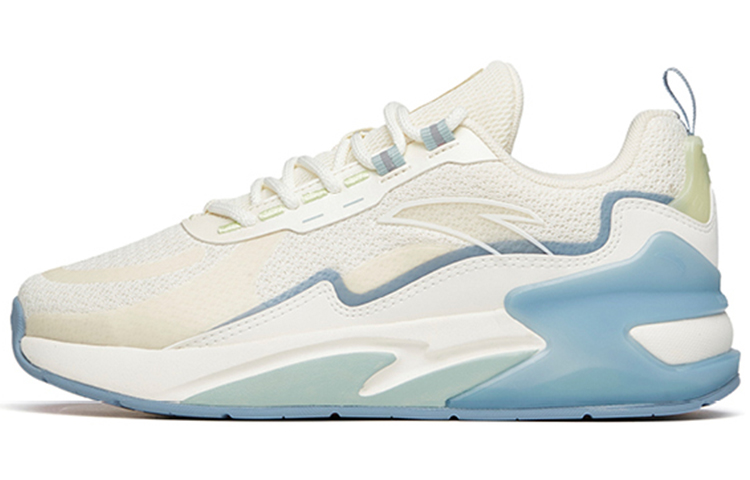 Anta Pursuing Clouds Cushioning Low-Top Sports Casual Shoes Women's White Blue Green