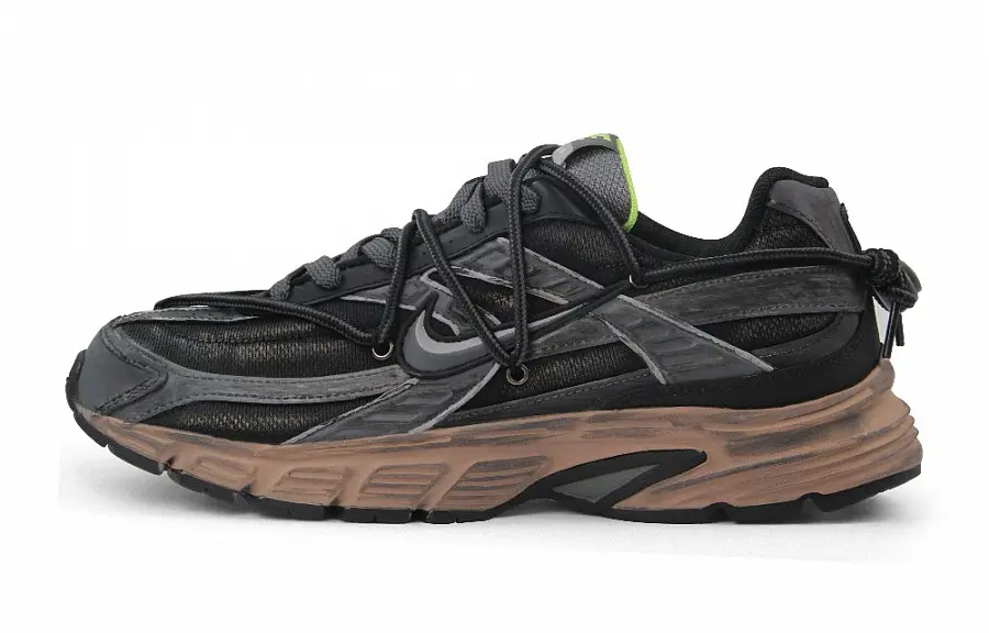 Nike Initiator Low Top Running Shoes Men's Black Brown