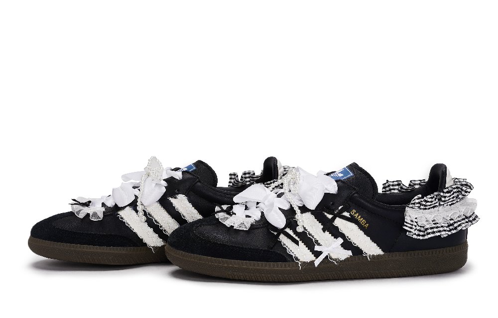 Adidas Originals SAMBA OG Skateboard Shoes Unisex Low Top Black/White/Silver