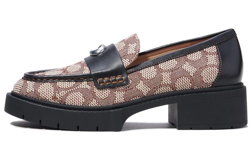 COACH Leah Loafers Women's Black Umber