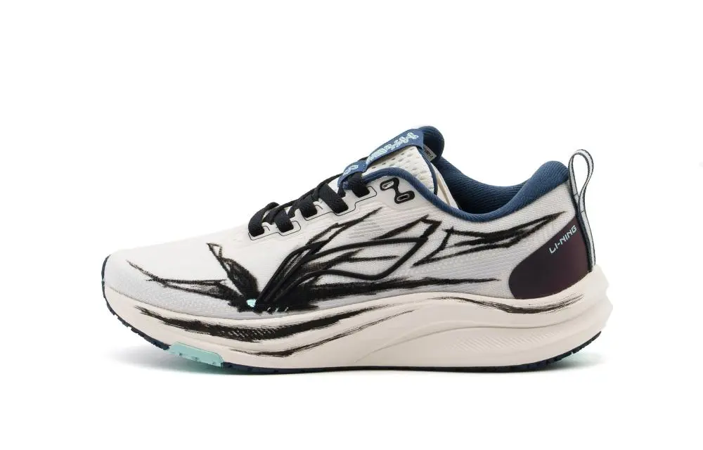 LiNing Red Hare 8 Cushioning, Slip Resistant, Lightweight Low top Training Running Shoes Men's Black White