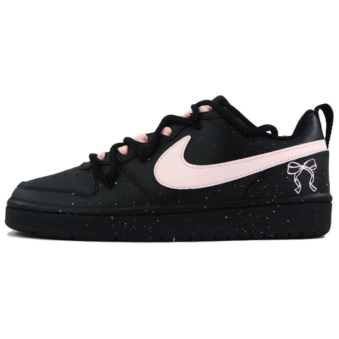 Nike Court Borough Skateboard Shoes Women's Low top Black/Pink