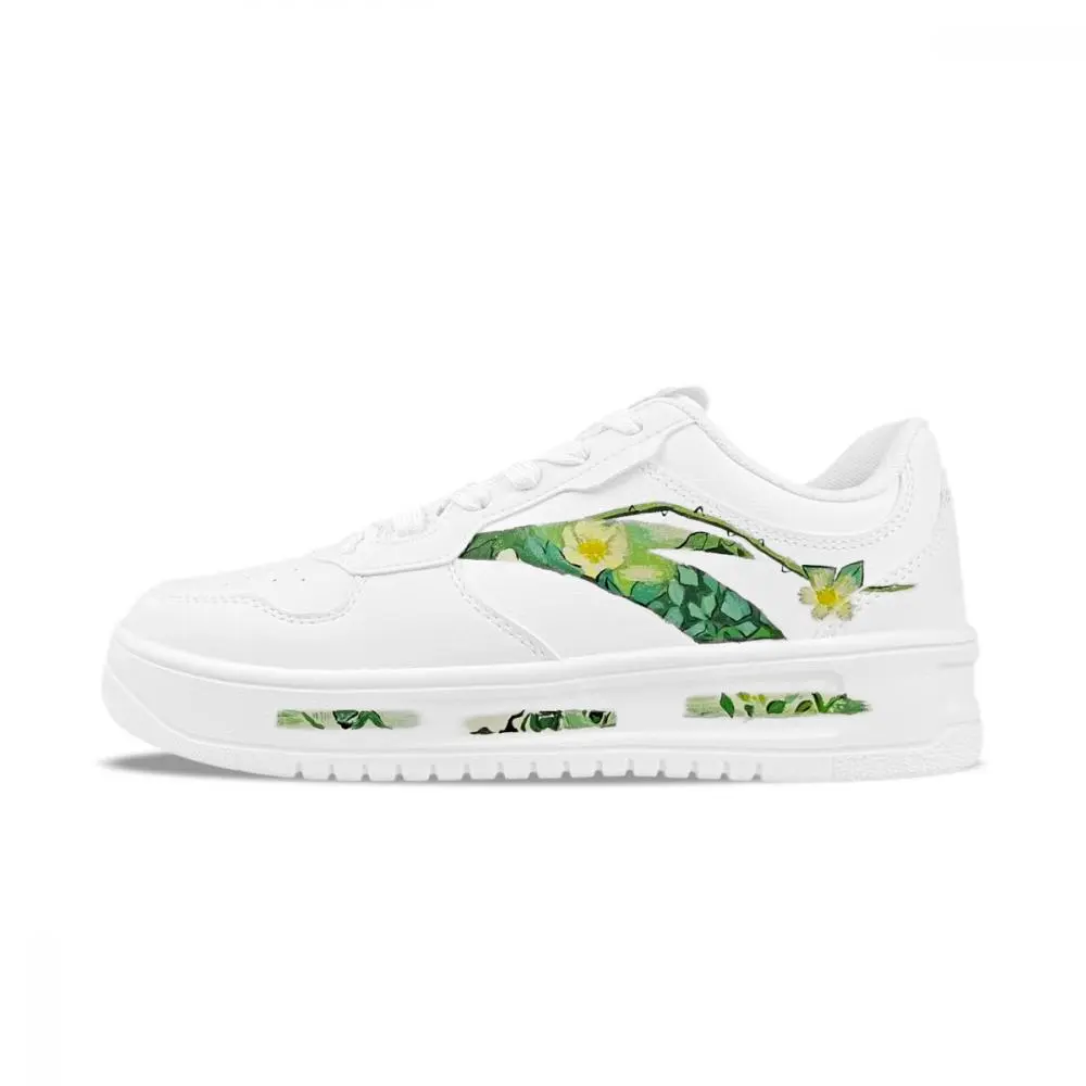 Anta Relaxed Cushioning, Wear Resistant Low top Skateboard Shoes Men's White