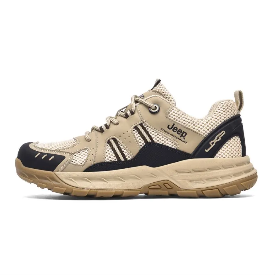 Jeep Mountaineering & Hiking Shoes Men's Low top Sand/Gray/Black