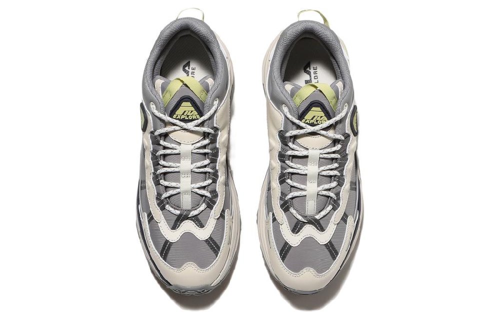 FILA Casual Shoes Unisex Low-Top White Gray Green