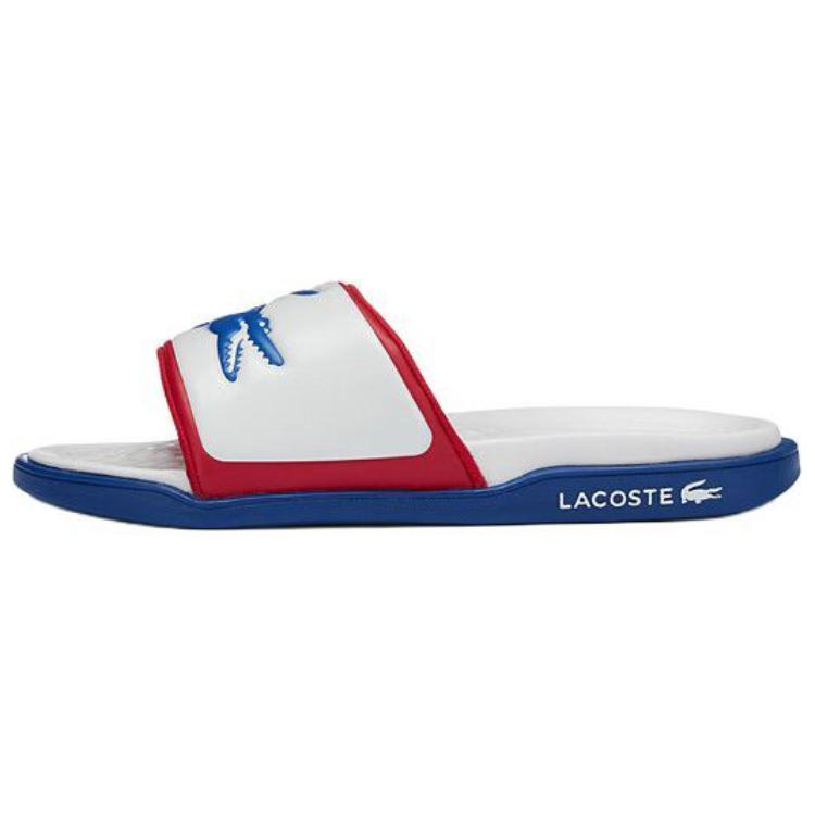 LACOSTE Slide Slippers Men's Ecru