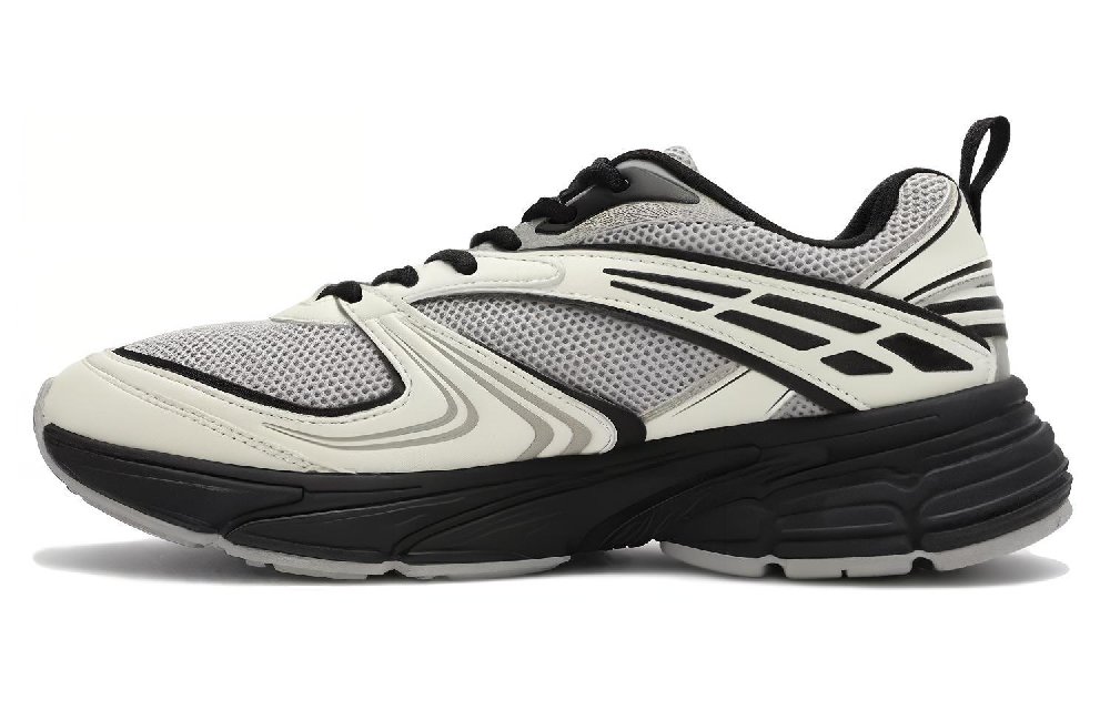 FILA Interrun Cushioning Anti-Slip Wear-Resistant Breathability Low-Top Casual Running Shoes Unisex White
