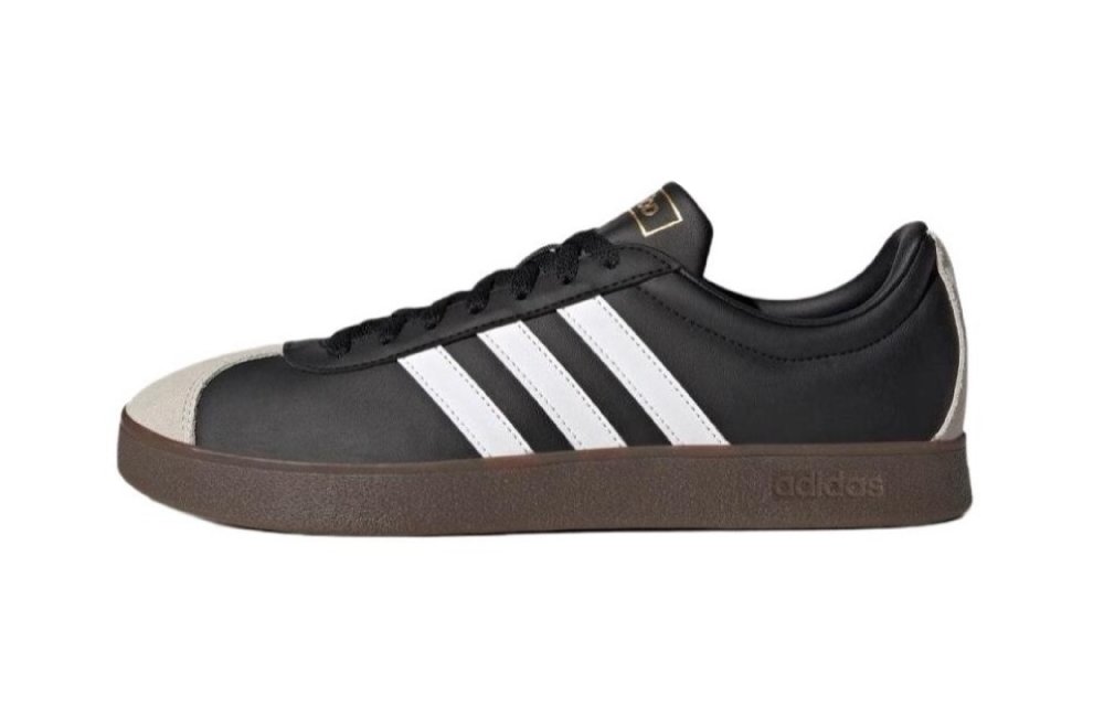 Adidas Neo VL Court 2.0 Anti-Slip Wear-Resistant Low-Top Skateboard Shoes Unisex Black