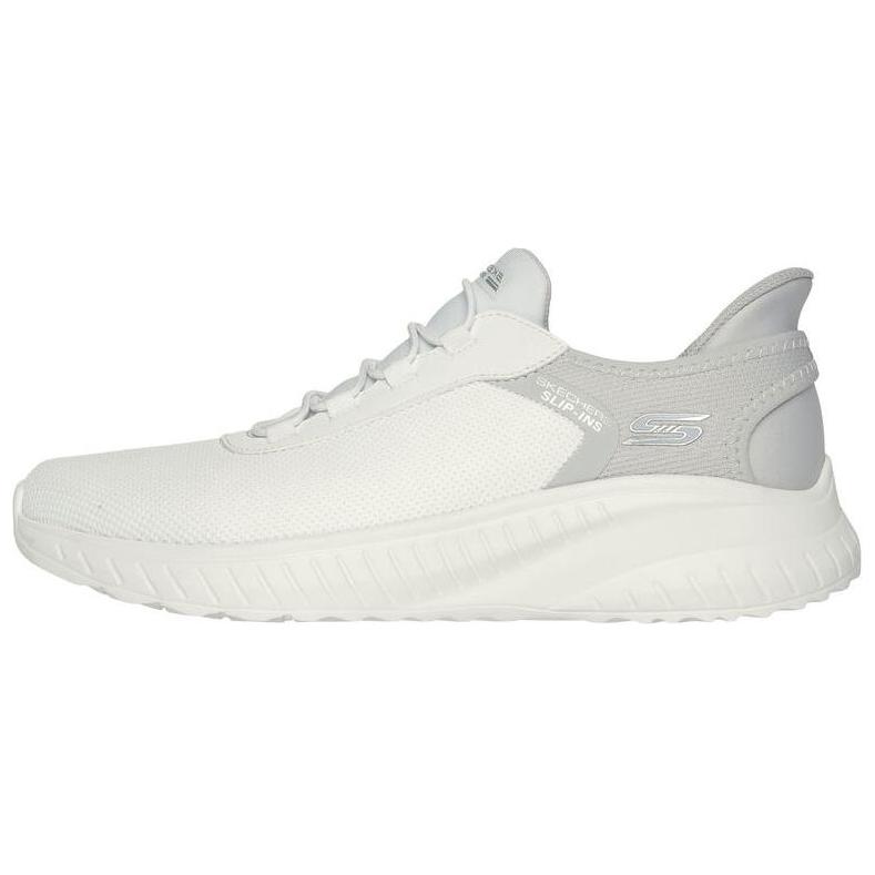 Skechers Slip Ins Slip-Resistant Lightweight Wear-Resistant Low-Top Running Shoes Men's White Gray