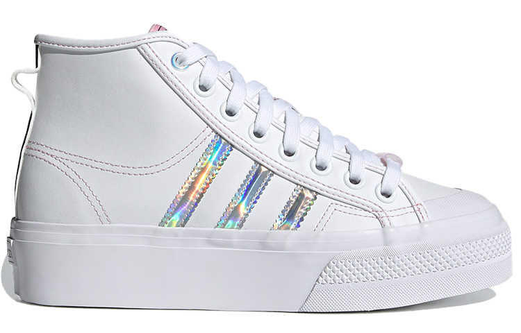 Adidas Nizza Platform Mid 'White Iridescent' Women's купить в интернет-магазине Yoocart с быстрой доставкой по России.