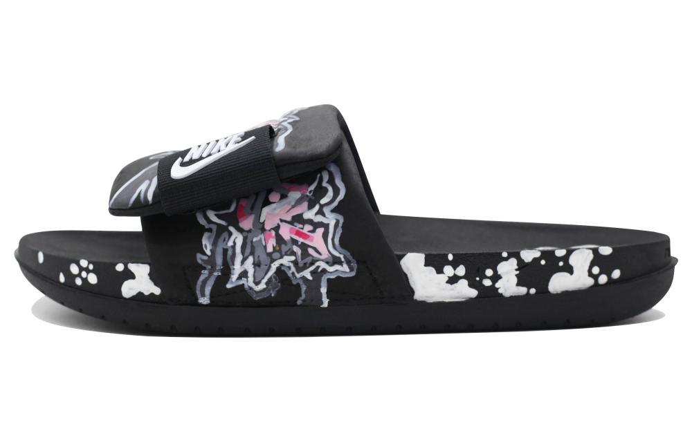 Nike Offcourt Slip-Resistant Quick Dry Slide Slippers Unisex Black White