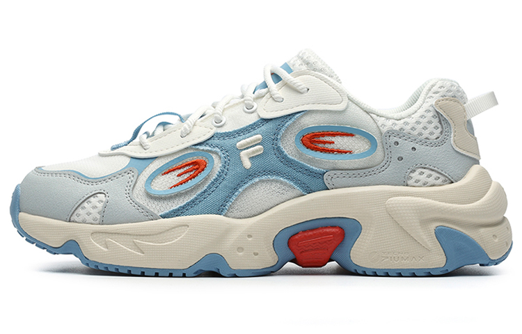 FILA FUSION Raccoon Low Top Casual Shoes Women's White Blue